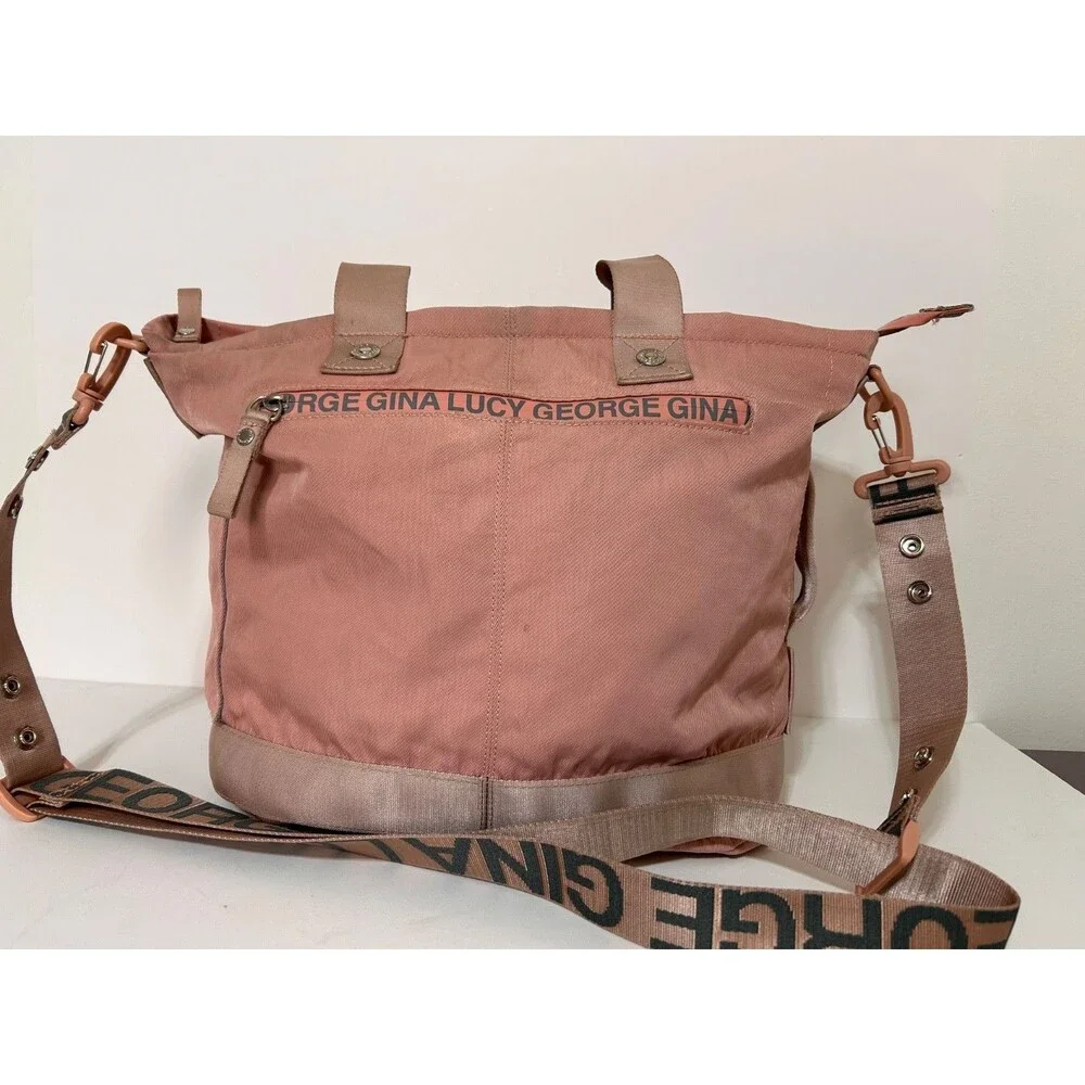 George Gina & Lucy‎ GGL Styler Bag Strappy 2000s Hand Bag y2k M/Large Pink